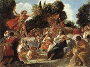 Anastagio Fontebuoni St.john the Baptist Preaching oil